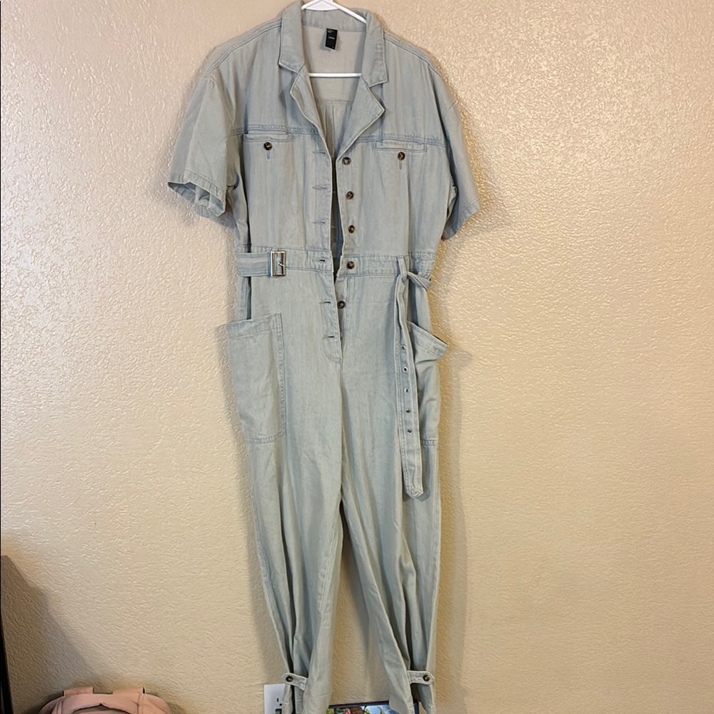 Cider Light Blue Jumpsuit